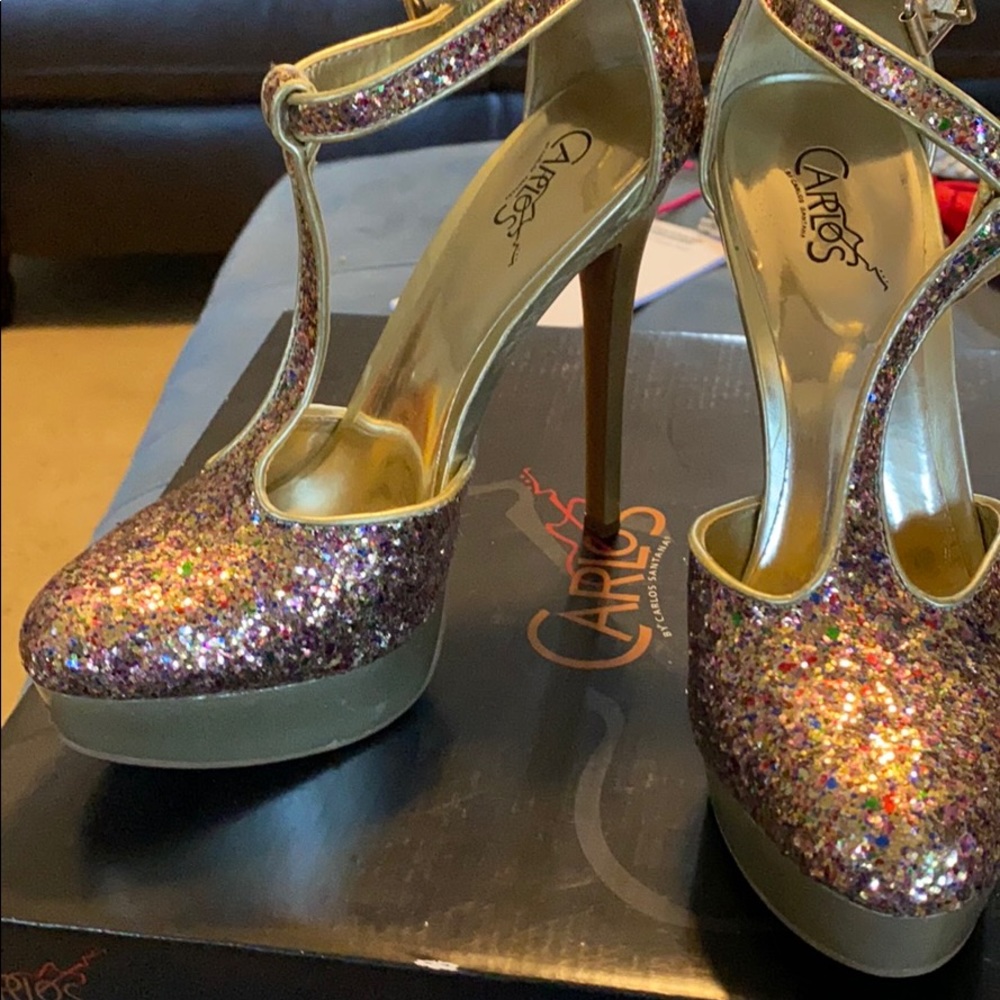 Sparkly heels
